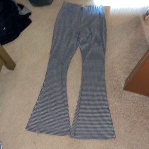 SO houndstooth flare pants